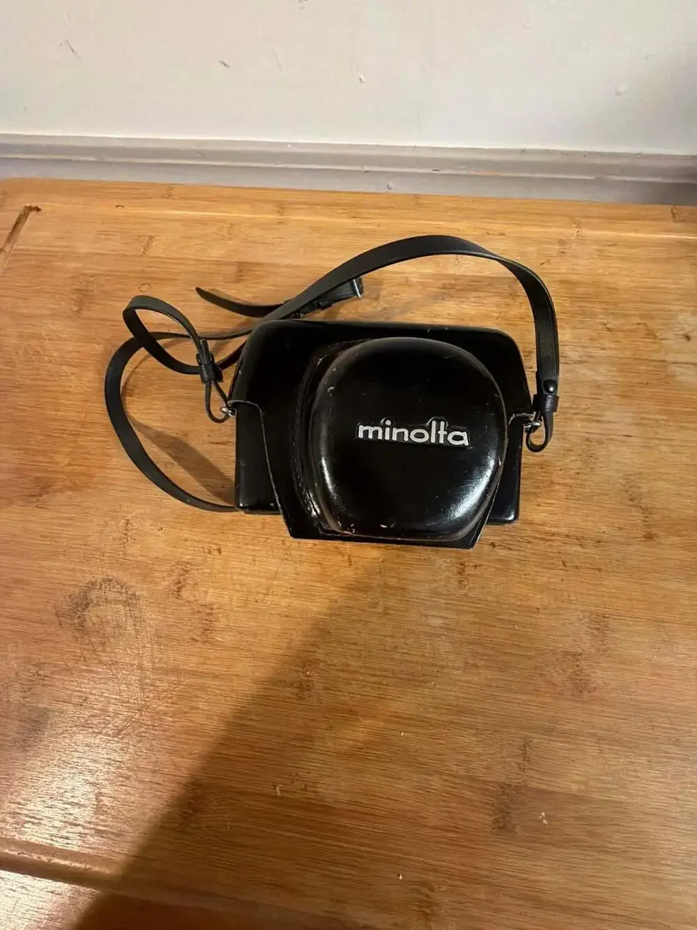 Vintage Minolta Hi-Matic 7s 45mm leather case